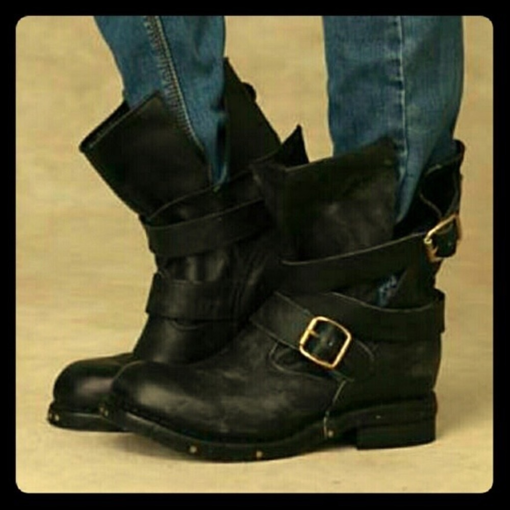 Jeffrey Campbell Brit Motorcycle boots size 8